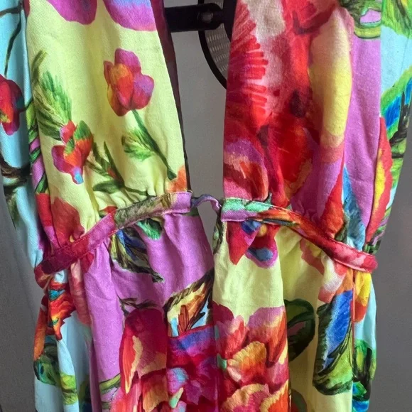 FARM Rio Multicolor Floral Halter Dress - Picture 5 of 7